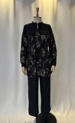 Krep Kumas File Ve Pul Detayli Zarif Ikili Takım