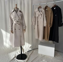 Su Gecirmez Premium Astarli Uzun Trenckot