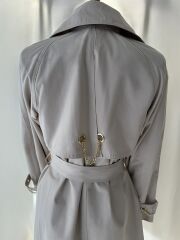 Su Gecirmez Premium Astarli Uzun Trenckot