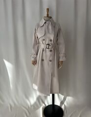 Su Gecirmez Premium Astarli Uzun Trenckot