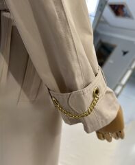 Su Gecirmez Premium Astarli Uzun Trenckot