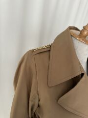 Su Geçirmez Premium Astarlı Uzun Trençkot