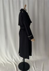 Su Geçirmez Premium Astarlı Uzun Trençkot