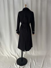 Su Geçirmez Premium Astarlı Uzun Trençkot