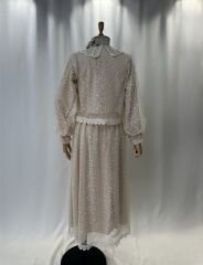 Dantel Detayli Astarli Balon Kol Ikili Takim